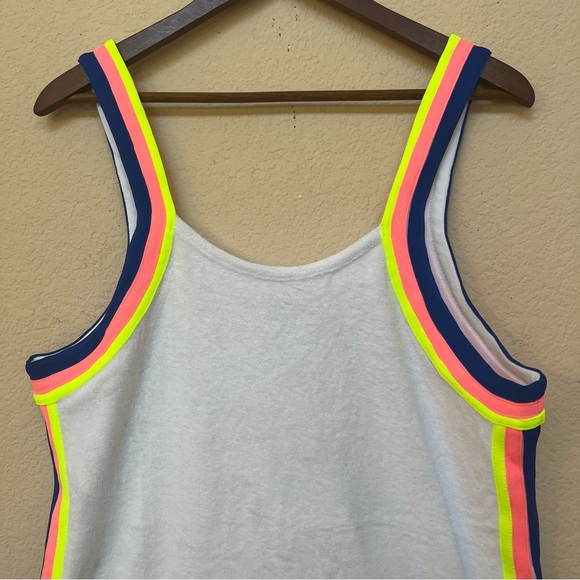 Love & Sports White Terry Cloth Sporty Dress NEW WITH TAGS B3/16 - Picture 5 of 11